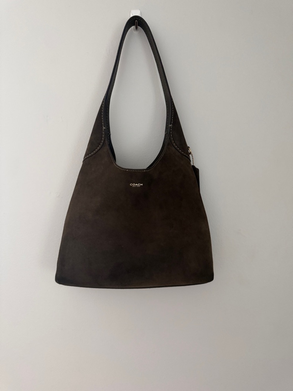 Brass and Olive Coach Brooklyn Shoulder Bag 28 - Picture 2 of 12